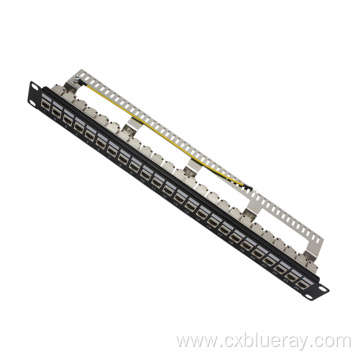 24port Patch Panel without keystone jack